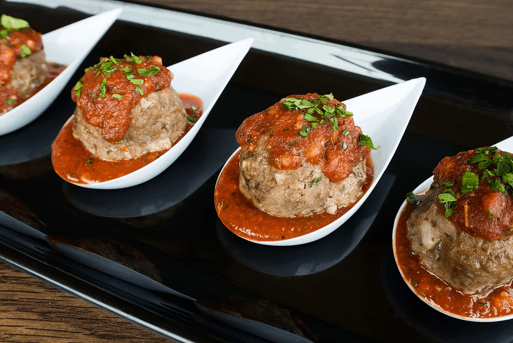 Gourmet meatballs