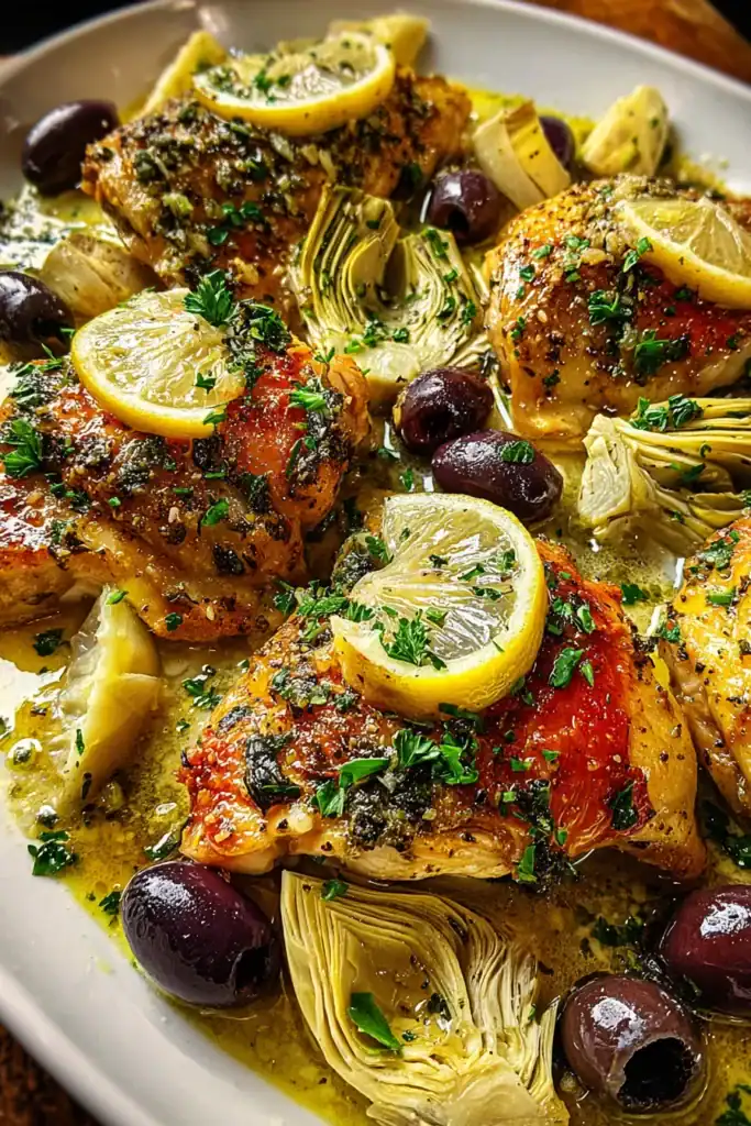 Mediterranean bone-in chicken