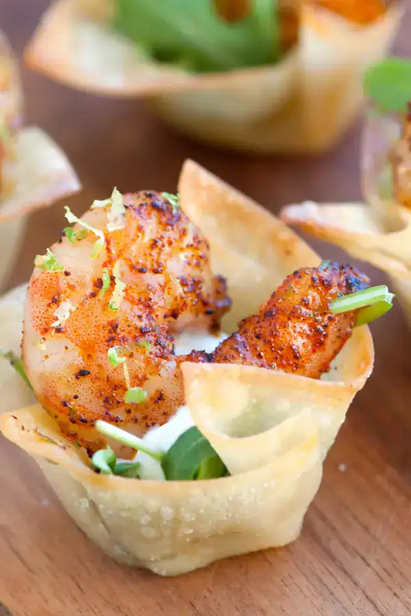 Shrimp cup appetizer